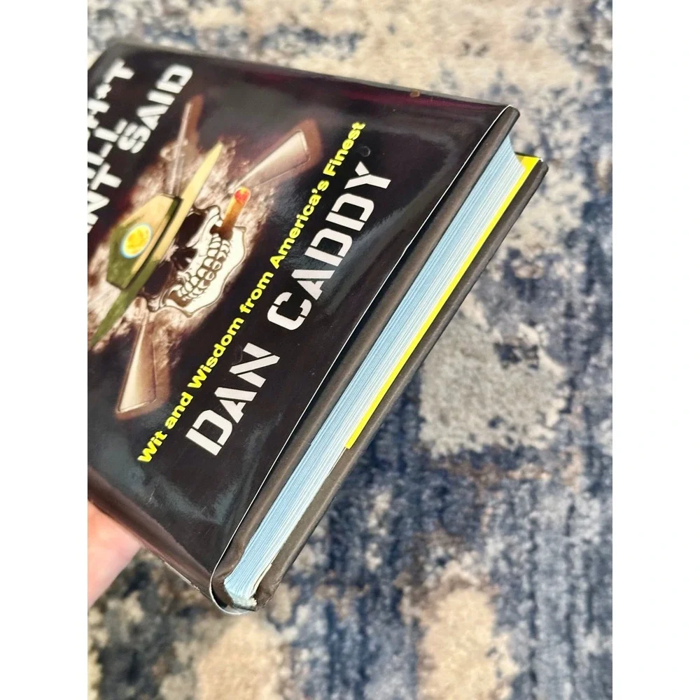 Awesome Sh*t My Drill Sergeant Said Dan Caddy Wit‎ Wisdom Book Signed